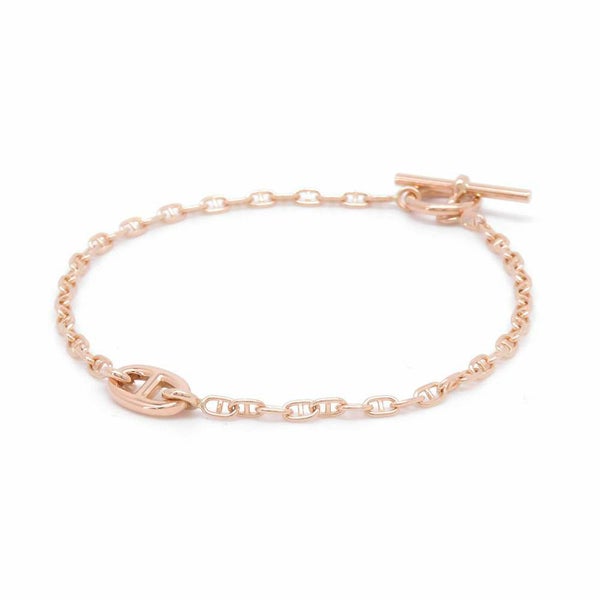 エルメス ブレスレット シェーヌダンクル ファランドールTPM K18PGピンクゴールド サイズSH HERMES ジュエリー