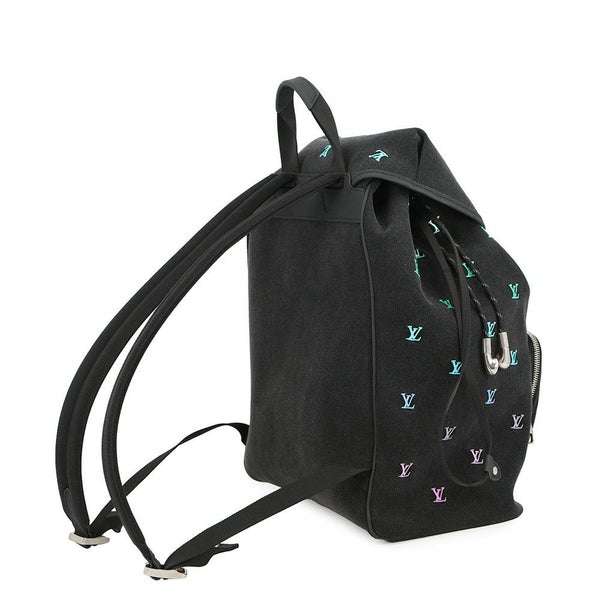 ルイヴィトン リュック LV ブラゾン・デニム/カーフレザー モンスリ・バックパック M14135