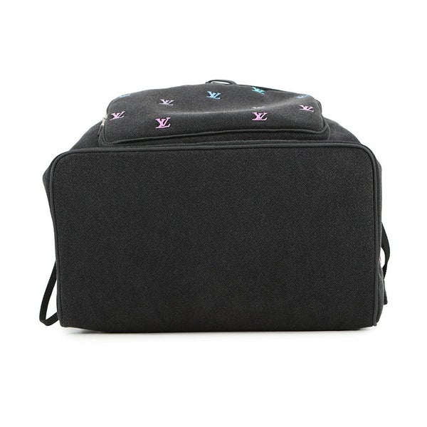 ルイヴィトン リュック LV ブラゾン・デニム/カーフレザー モンスリ・バックパック M14135