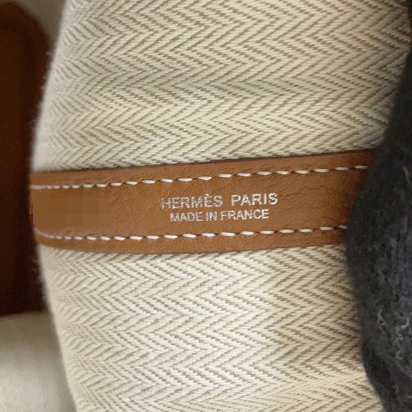 エルメス トートバッグ ガーデンパーティPM ゴールド/シルバー金具 ネゴンダ D刻印 HERMES Garden Party