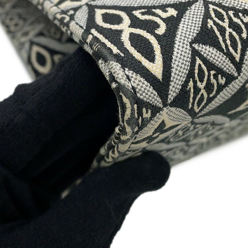 ルイヴィトン トートバッグ モノグラム・ジャカード/SINCE1854 オンザゴーGM M57207 LOUIS VUITTON 2way ブラック 黒