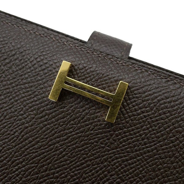 エルメス 長財布 ベアンスフレ エベンヌ/ゴールド金具 エプソン Y刻印 HERMES 財布