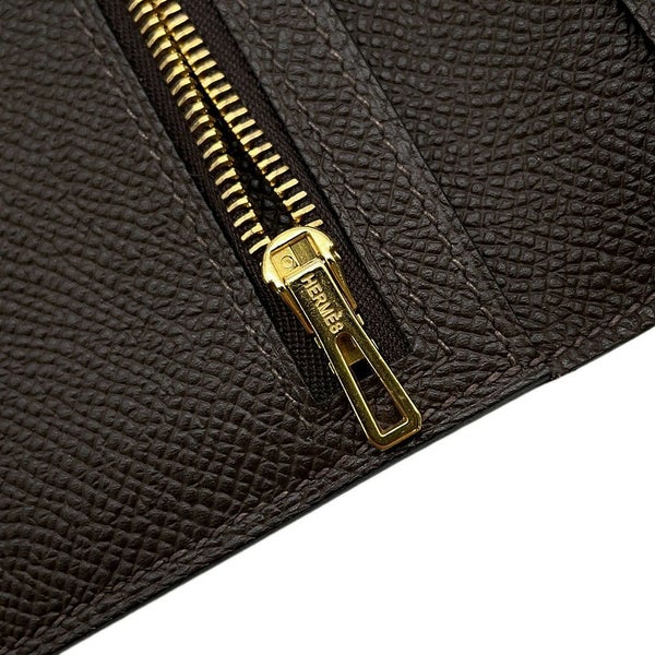 エルメス 長財布 ベアンスフレ エベンヌ/ゴールド金具 エプソン Y刻印 HERMES 財布