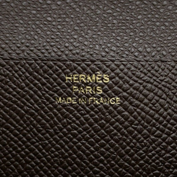 エルメス 長財布 ベアンスフレ エベンヌ/ゴールド金具 エプソン Y刻印 HERMES 財布