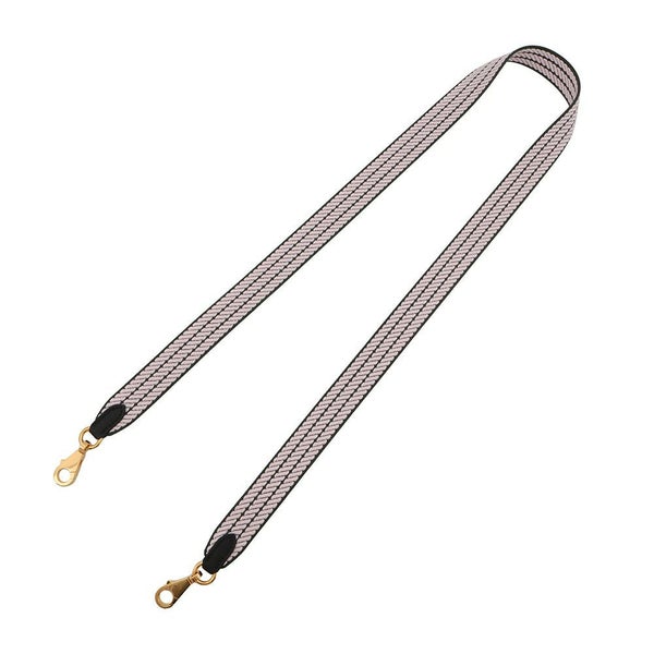 エルメス ショルダーストラップ バンドリエール サングル コルダージュ ヴェールフォンセ/ブラック/ローズダーリン/ゴールド金具 W刻印