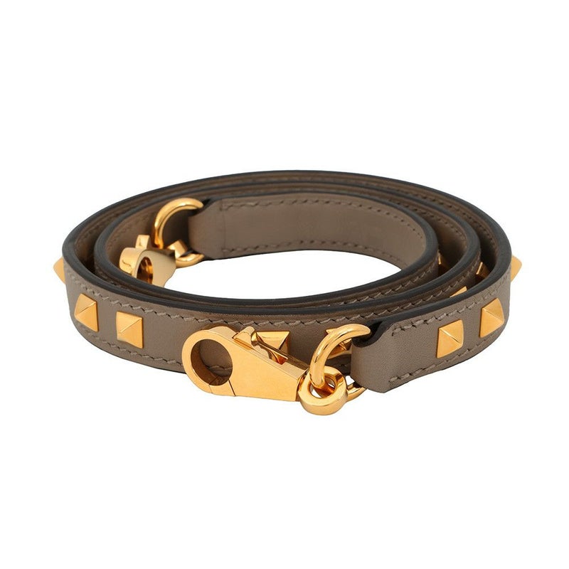 エルメス ショルダーストラップ ミニ ドッグ カレ バンドリエール エトゥープ/ゴールド金具 スイフト C刻印