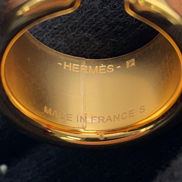 エルメス リング オランプGM ゴールド/ゴールド金具 エプソン サイズS HERMES 指輪