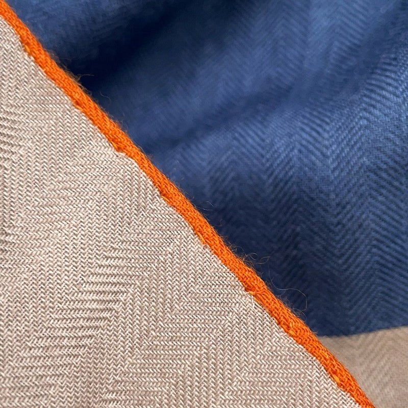 エルメス ストール カレ140 カレジェアン 空想の鞍 カシミヤ シルク HERMES 2022秋冬