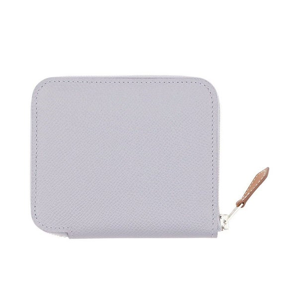 エルメス コインケース アザップコンパクト シルクイン グリパンタン/シルバー金具 エプソン K刻印