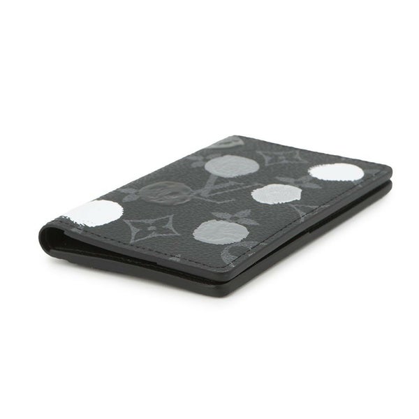 ルイヴィトン カードケース モノグラム・エクリプス/ペインティッド ドット LV × YK オーガナイザー ドゥポッシュ M81928 ブラック 黒