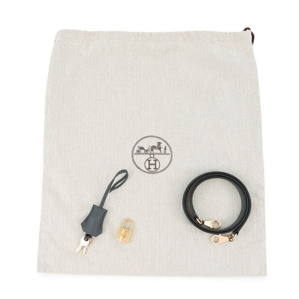 エルメス ボリード1923 25 ヴェルソ グリミスティ/ブラック/シャンパンゴールド金具 エバーカラー W刻印 2wayショルダー