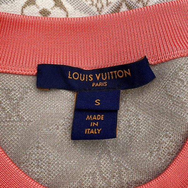 ルイヴィトン ニット Since 1854 コントラストトリム プルオーバー レディースサイズS LOUIS VUITTON トップス