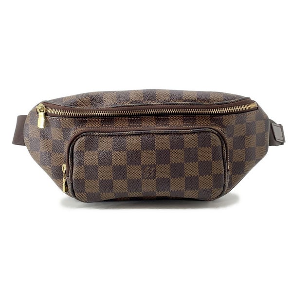 ルイヴィトン ボディバッグ ダミエ・エベヌ バムバッグ・メルヴィール N51172 LOUIS VUITTON ウエストバッグ