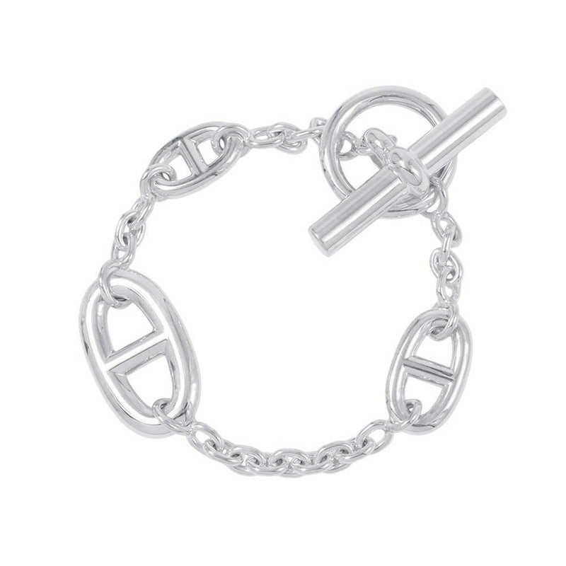 エルメス ブレスレット シェーヌダンクル ファランドール SV925シルバー サイズXS HERMES ジュエリー