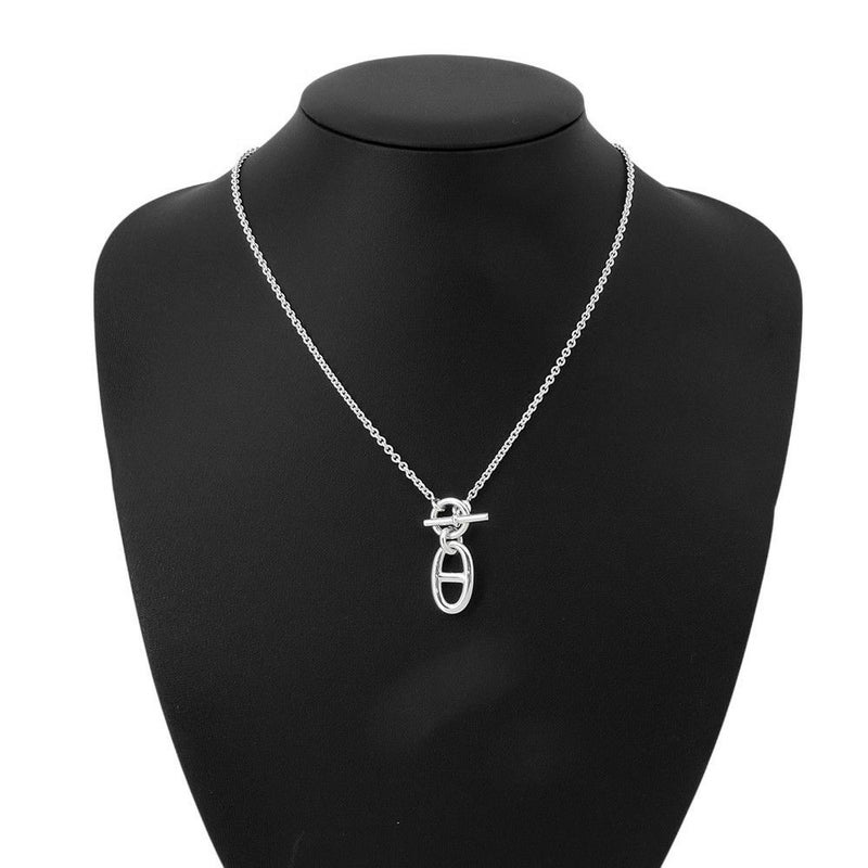 エルメス ネックレス シェーヌダンクル アミュレット SV925シルバー PM HERMES ジュエリー