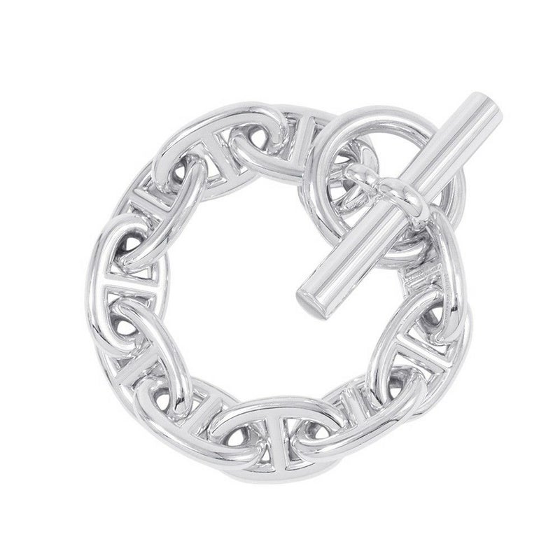 エルメス ブレスレット シェーヌダンクルTGM 10コマ SV925シルバー HERMES ジュエリー