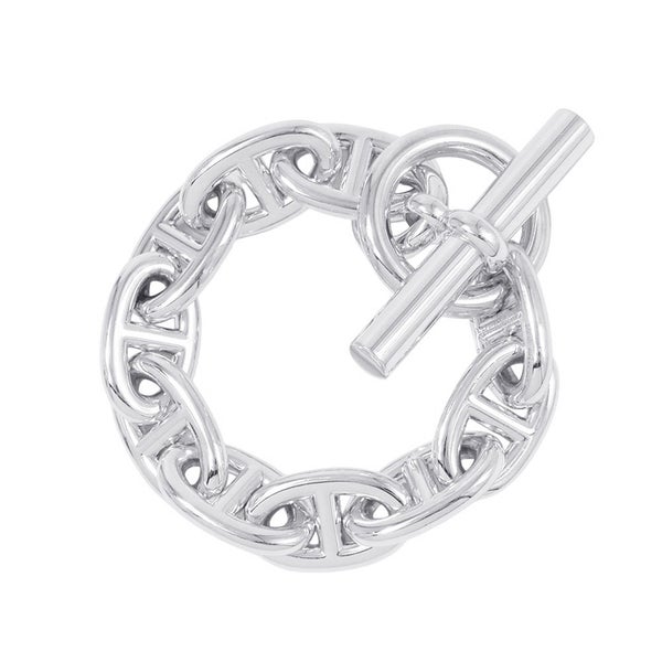 エルメス ブレスレット シェーヌダンクルTGM 10コマ SV925シルバー HERMES ジュエリー