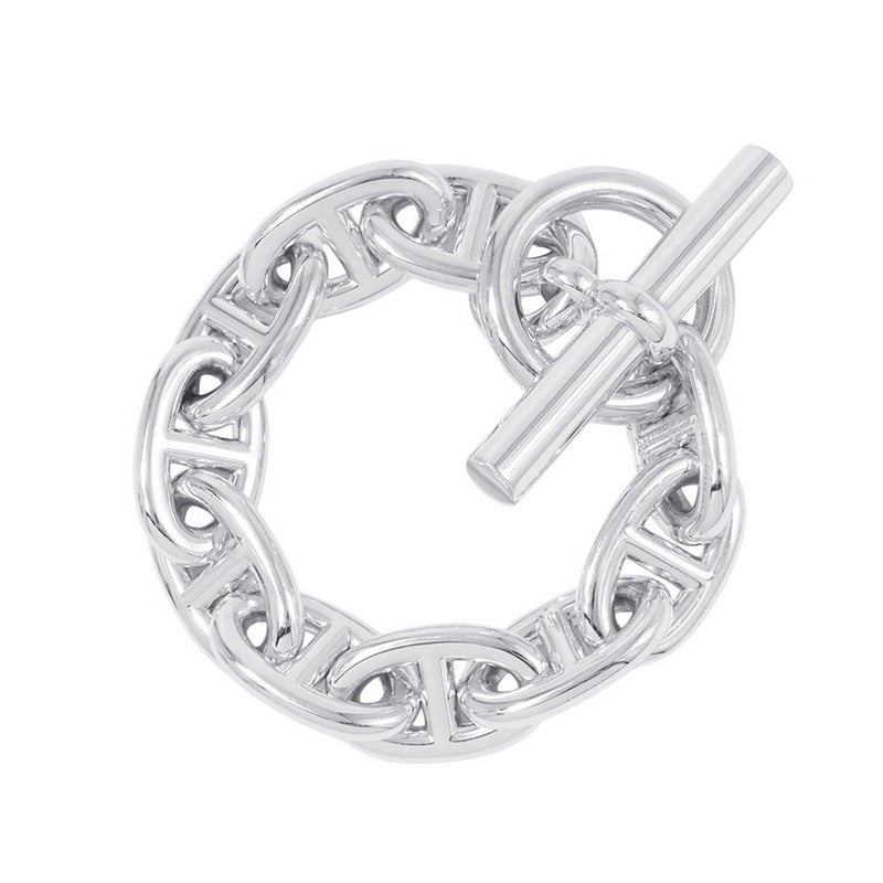 エルメス ブレスレット シェーヌダンクルTGM 10コマ SV925シルバー HERMES ジュエリー