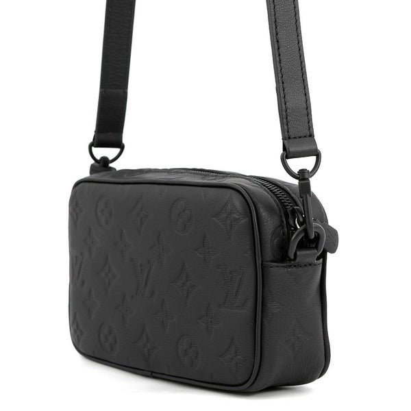 ルイヴィトン 長財布 モノグラム・シャドウ トロカデロ･ウェアラブル ウォレット M26737 ショルダーバッグ 黒 ブラック メンズ