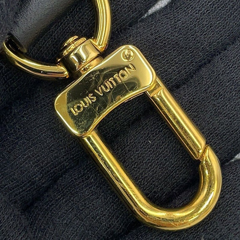 ルイヴィトン ショルダーバッグ モノグラム・パターン ラムスキン クッサンPM M57790 LOUIS VUITTON 3way ブラック 黒