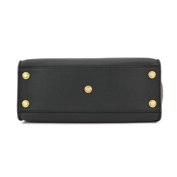 ルイヴィトン ハンドバッグ モノグラム/カーフレザー オンマイサイドMM M53823 LOUIS VUITTON ヴィトン バッグ 黒 ブラック