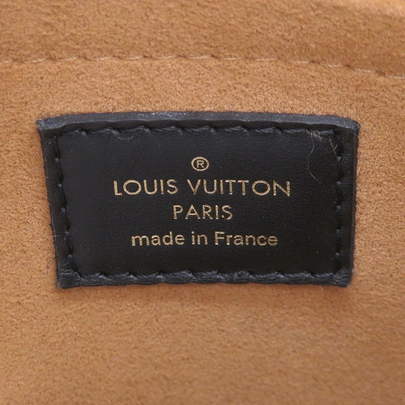 ルイヴィトン ハンドバッグ モノグラム/カーフレザー オンマイサイドMM M53823 LOUIS VUITTON ヴィトン バッグ 黒 ブラック