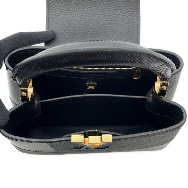 ルイヴィトン ハンドバッグ エナメル/レザー カプシーヌBB M59269 LOUIS VUITTON 2wayショルダーバッグ