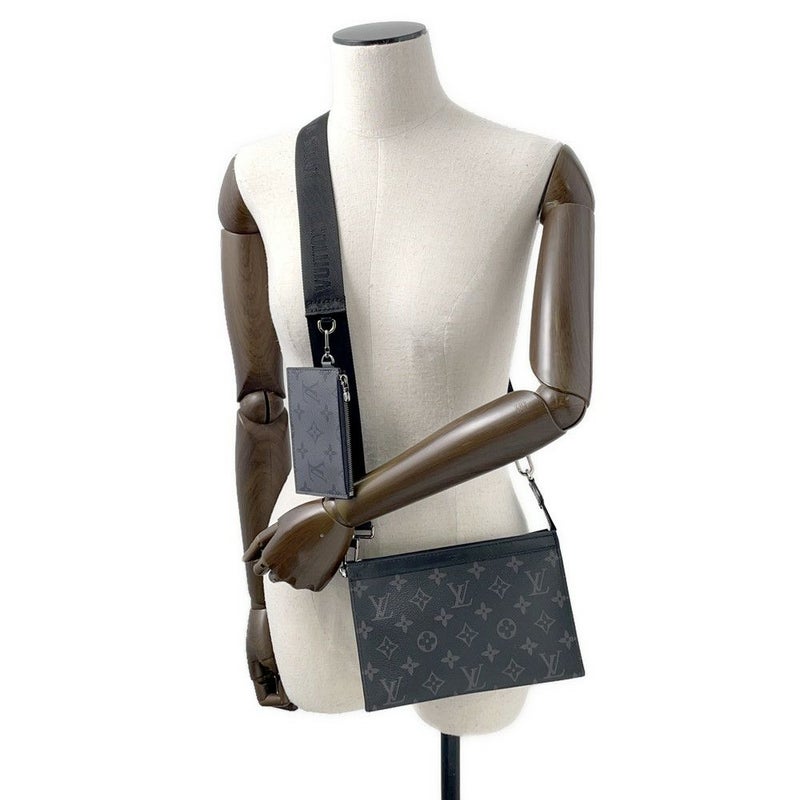 ルイヴィトン ショルダーバッグ モノグラム・エクリプス リバース ガストン・ウェアラブル ウォレット M81124 ブラック 黒