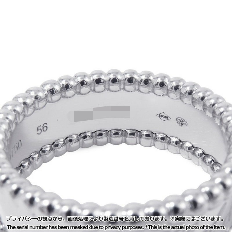 ヴァンクリーフ&アーペル リング ペルレ シニアチュール リング K18WGホワイトゴールド サイズ56 VCARN32300/VCARN32356 指輪