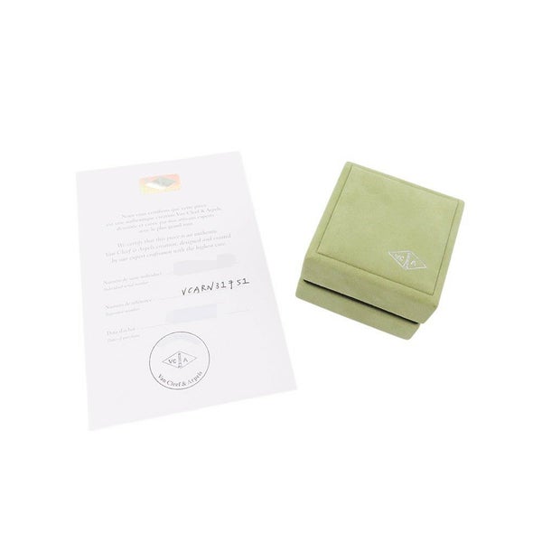 ヴァンクリーフ&アーペル リング ペルレ ゴールドパール スモールモデル K18WGホワイトゴールド サイズ51 VCARN31700 指輪