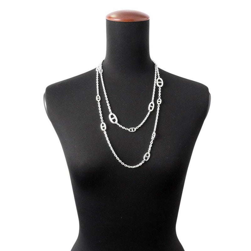 エルメス ネックレス シェーヌダンクル ファランドール サイズ120 SV925シルバー HERMES ジュエリー