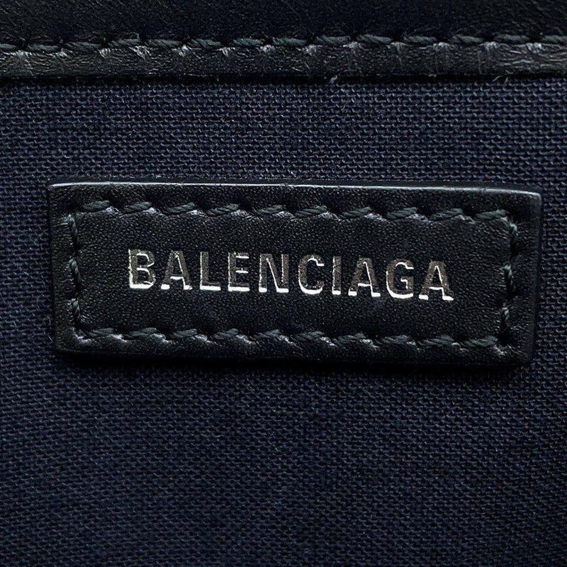 バレンシアガ トートバッグ ネイビーカバス S ポーチ付 339933 BALENCIAGA スモールサイズ バッグ 黒