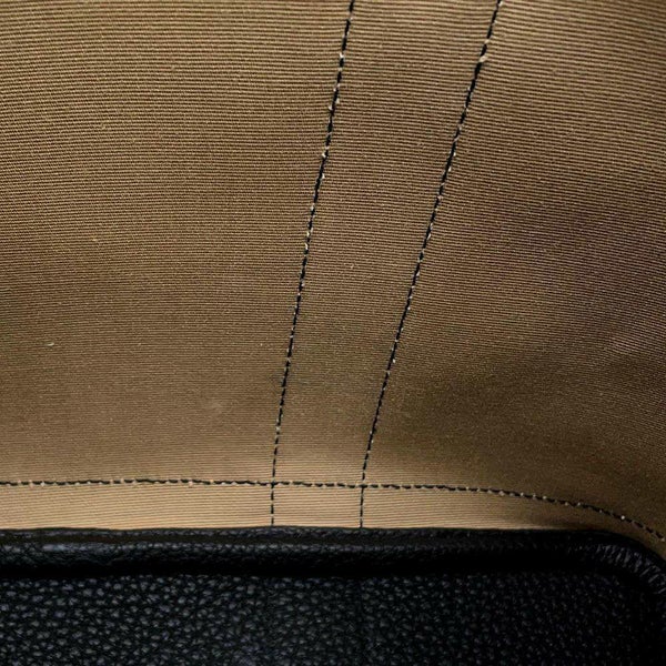 エルメス トートバッグ ガーデンパーティTPM ブラック/トレンチ/シルバー金具 トワルオフィシエ/ネゴンダ A刻印