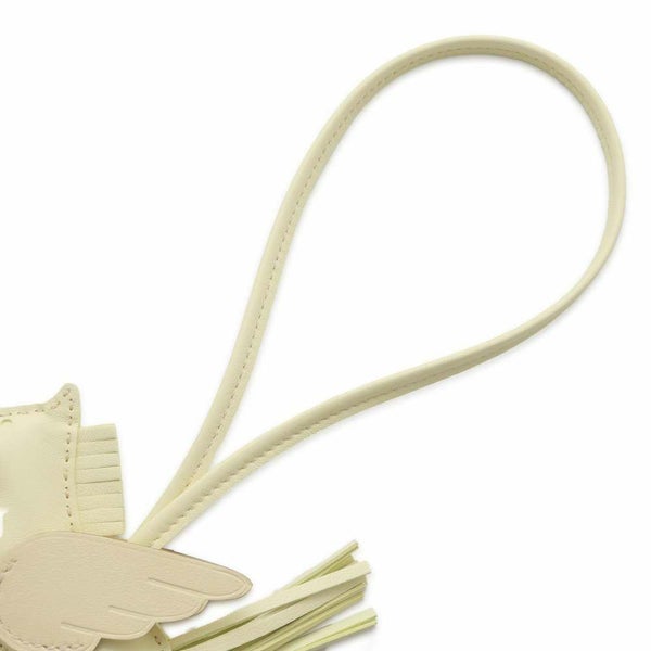 エルメス バッグチャーム ロデオPM ペガサス ジョーヌミルトン ラムスキン W刻印