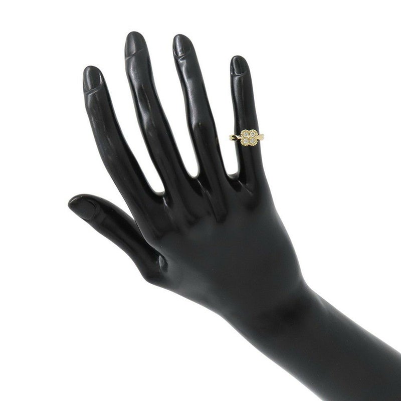 ヴァンクリーフ＆アーペル リング アルノ ダイヤモンド4P K18YGイエローゴールド リングサイズ約3号