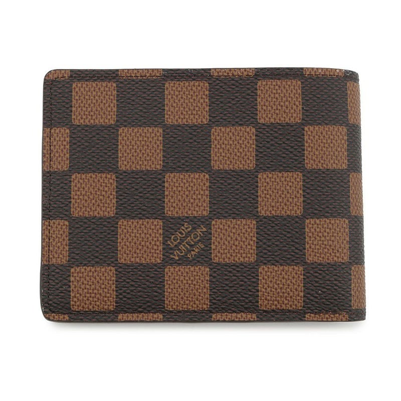 ルイヴィトン 二つ折り財布 ダミエ ポルトフォイユ・ミュルティプル N40777 2025年秋冬限定 ファレル