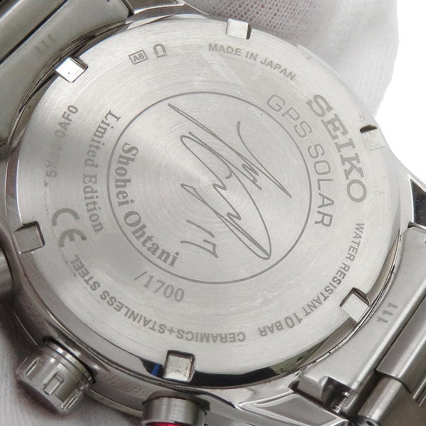 セイコー アストロン 大谷翔平 2019 1700本限定モデル SBXC017 SEIKO 腕時計 黒文字盤 ソーラー電波