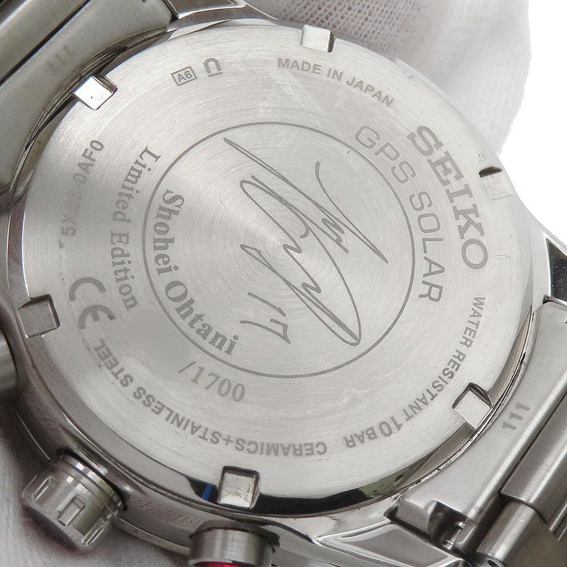 セイコー アストロン 大谷翔平 2019 1700本限定モデル SBXC017 SEIKO 腕時計 黒文字盤 ソーラー電波
