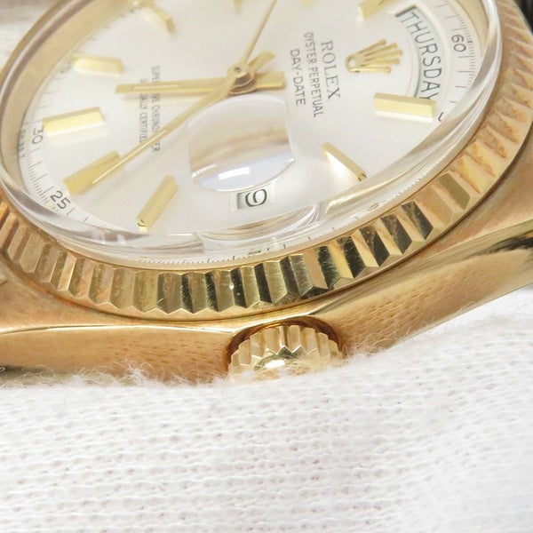ロレックス デイデイト K18YGイエローゴールド 1番 1803 ROLEX 腕時計 ウォッチ シルバー文字盤 アンティーク