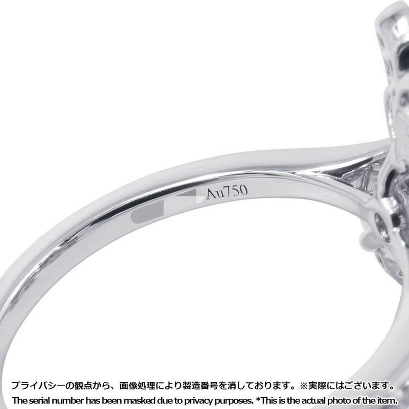 グラフ リング ワイルドフラワー ダイヤモンドクラスター リング ダイヤ 計0.69ct K18WGホワイトゴールド サイズ約14号 指輪
