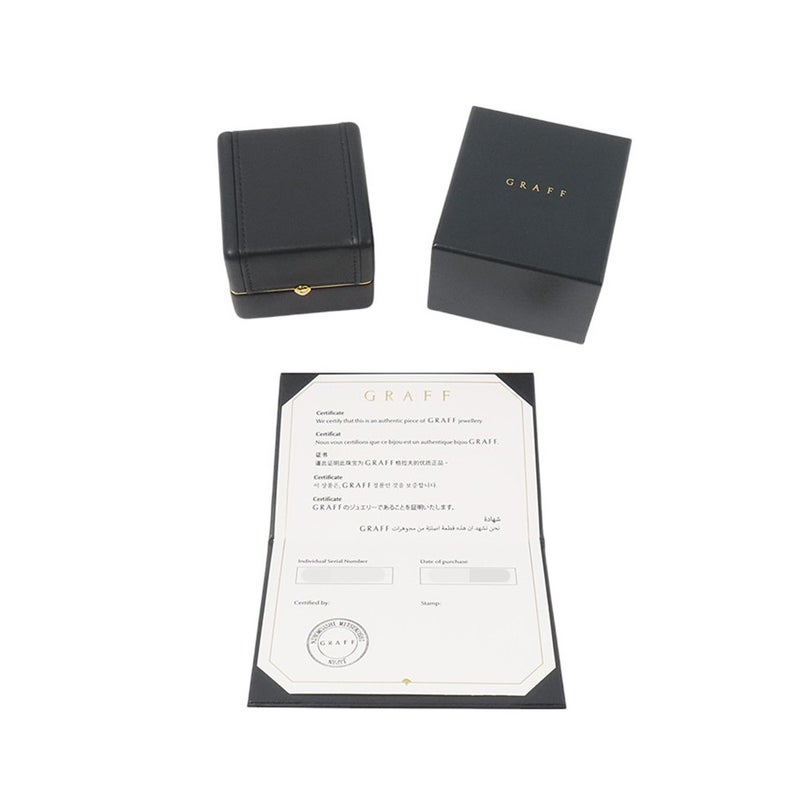 グラフ リング ワイルドフラワー ダイヤモンドクラスター リング ダイヤ 計0.69ct K18WGホワイトゴールド サイズ約14号 指輪