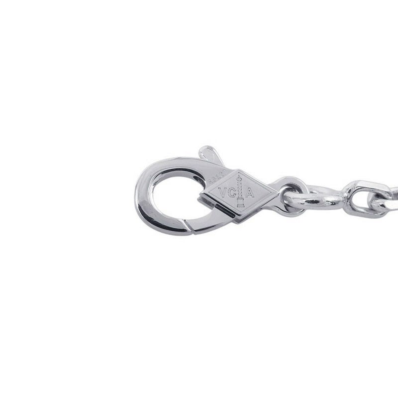 ヴァンクリーフ&アーペル ネックレス マジック アルハンブラ 6モチーフ グレーマザーオブパール K18WGホワイトゴールド VCARP3TL00