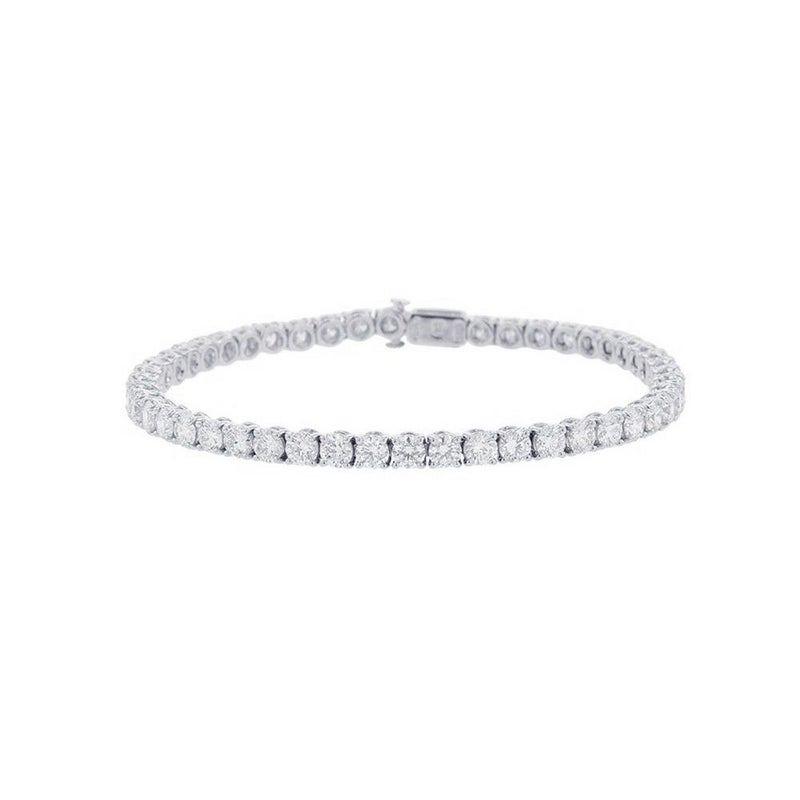ブルガリ ブレスレット グリフ テニス ブレスレット ダイヤ48P 計約4.5ct K18WGホワイトゴールド BVLGARI ジュエリー