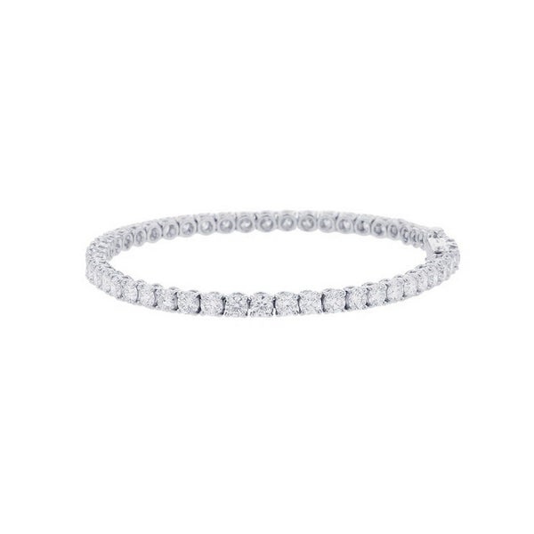 ブルガリ ブレスレット グリフ テニス ブレスレット ダイヤ48P 計約4.5ct K18WGホワイトゴールド BVLGARI ジュエリー