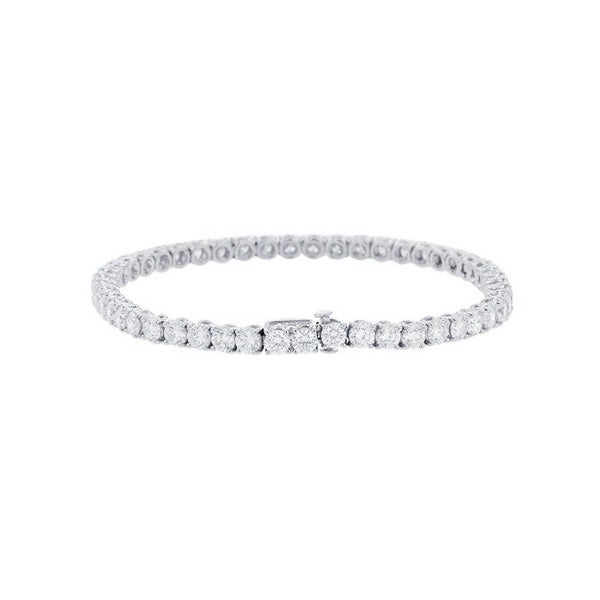 ブルガリ ブレスレット グリフ テニス ブレスレット ダイヤ48P 計約4.5ct K18WGホワイトゴールド BVLGARI ジュエリー