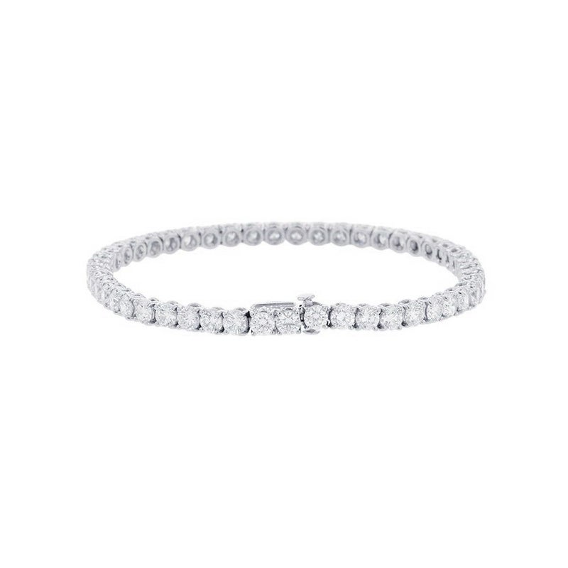 ブルガリ ブレスレット グリフ テニス ブレスレット ダイヤ48P 計約4.5ct K18WGホワイトゴールド BVLGARI ジュエリー