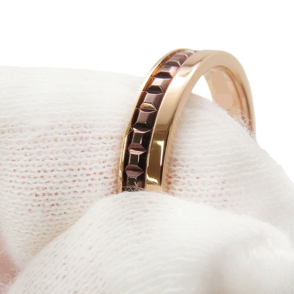 ブシュロン リング キャトル クラシック ハーフ K18PGピンクゴールド ブラウンPVD サイズ53 JAL00175 ジュエリー 指輪