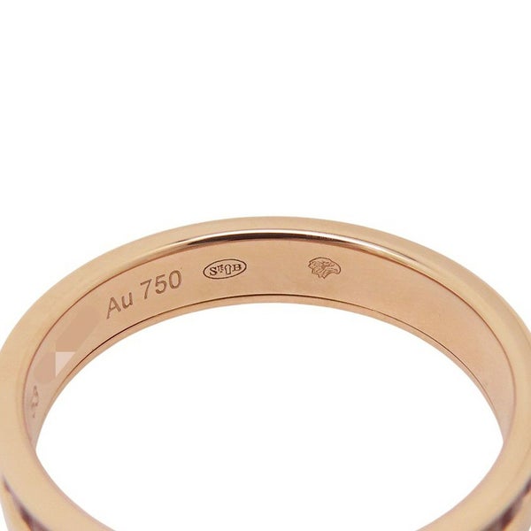 ブシュロン リング キャトル クラシック ハーフ K18PGピンクゴールド ブラウンPVD サイズ53 JAL00175 ジュエリー 指輪