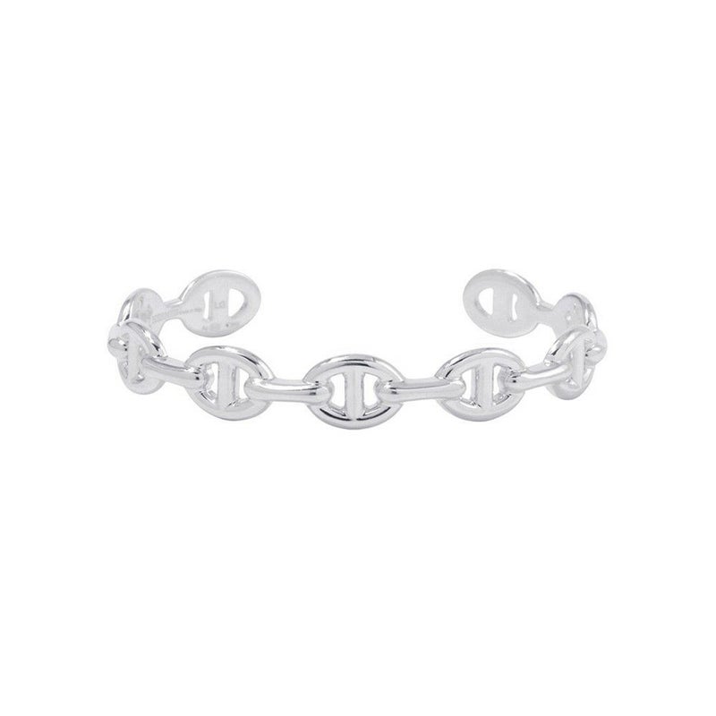 エルメス ブレスレット シェーヌダンクル アンシェネ バングル SV925シルバー サイズLG HERMES バングル