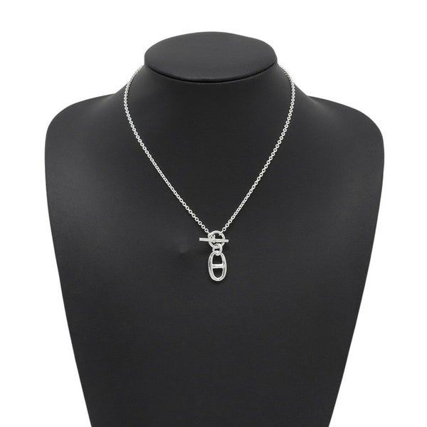 エルメス ネックレスシェーヌダンクル アミュレット SV925シルバー HERMES ジュエリー